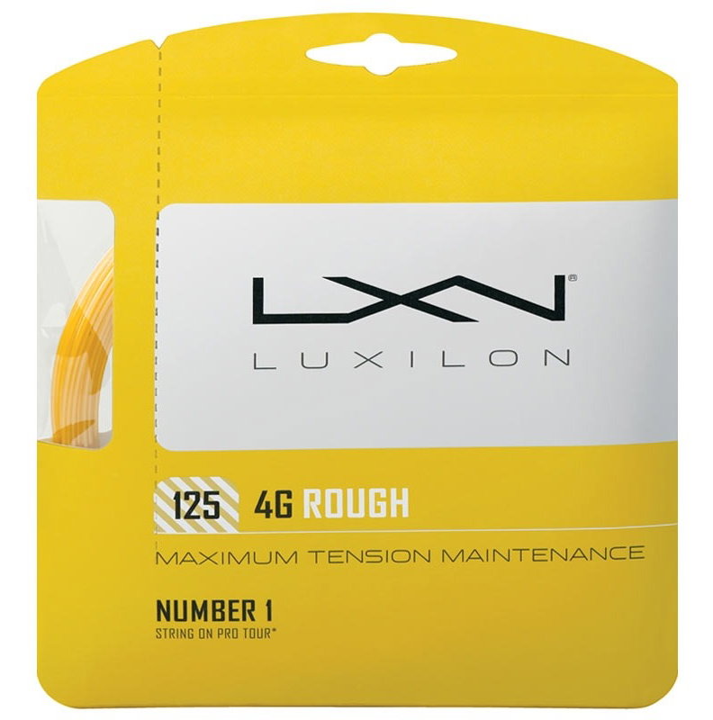Luxilon 4G Rough 125 Tennis String Set 