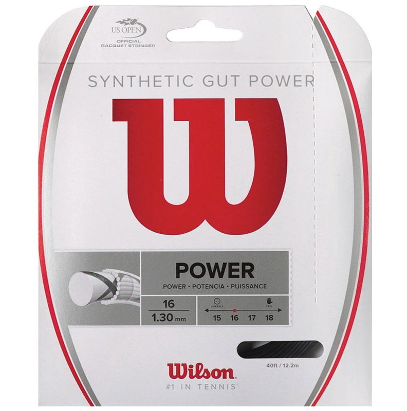 Wilson Synthetic Gut Power 16 Tennis String Set