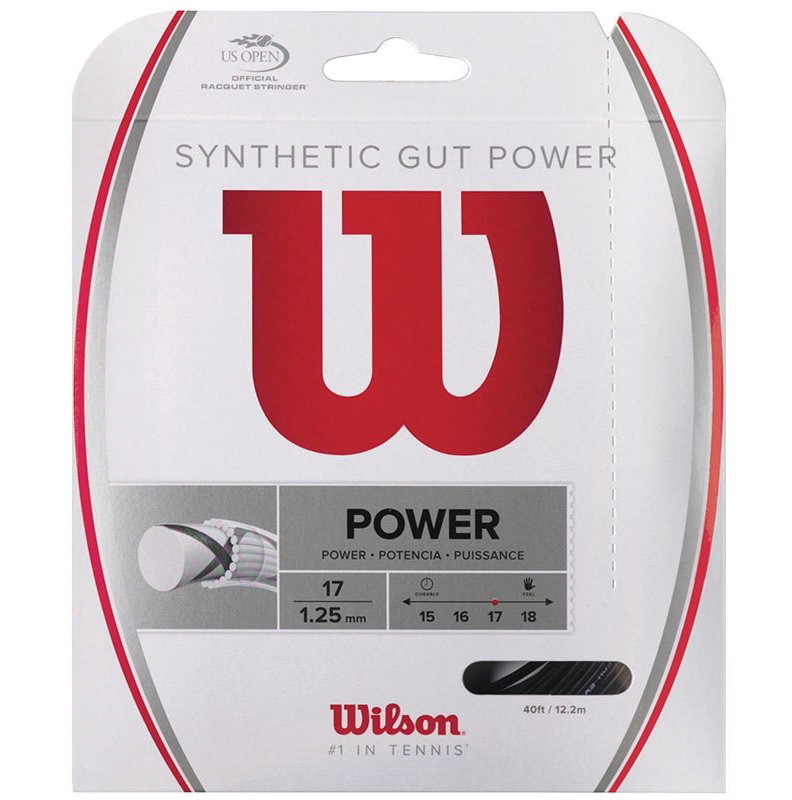 Wilson Synthetic Gut Power 17 Tennis String Set
