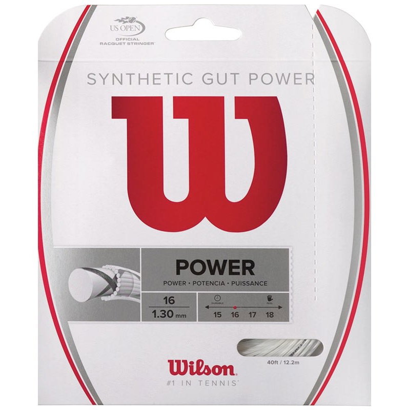 Wilson Synthetic Gut Power 16 Tennis String Set
