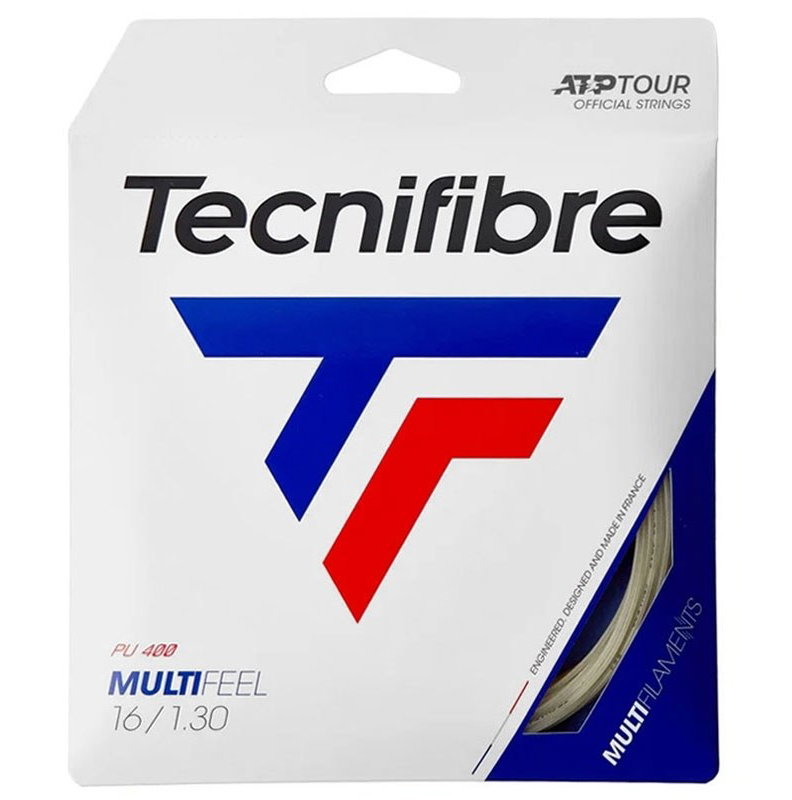 Tecnifibre Multifeel 16 Tennis String Set - Natural