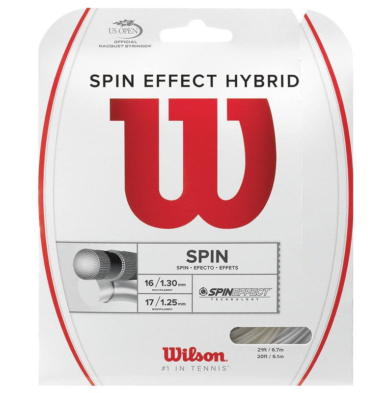 Wilson Spin Effect Hybrid 16/17 Tennis String Set