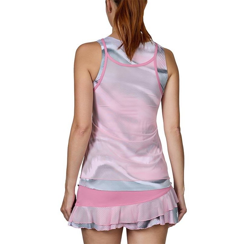Sofibella Euphoria Overlay Women's Tennis Tank
