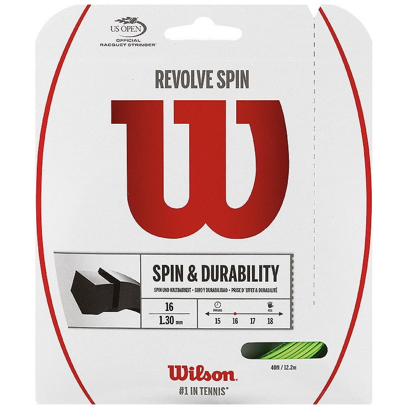 Wilson Revolve Spin 16 Tennis String Set