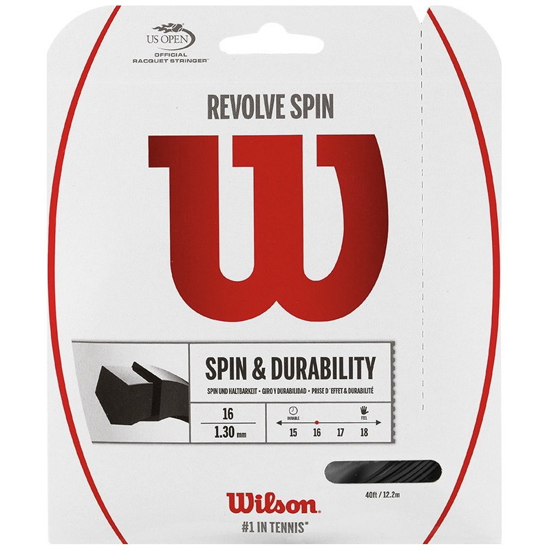 Wilson Revolve Spin 16 Tennis String Set