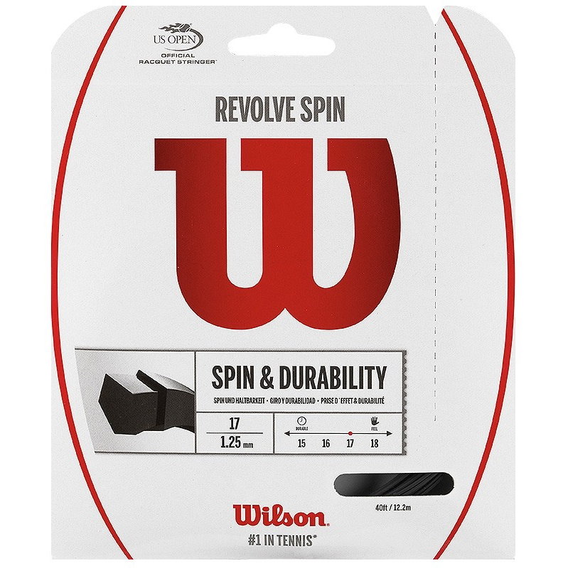 Wilson Revolve Spin 17 Tennis String Set