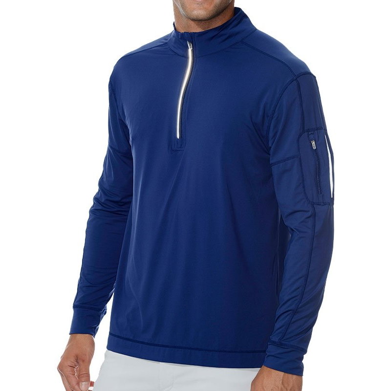 BloqUV Mock Zip Men's Top