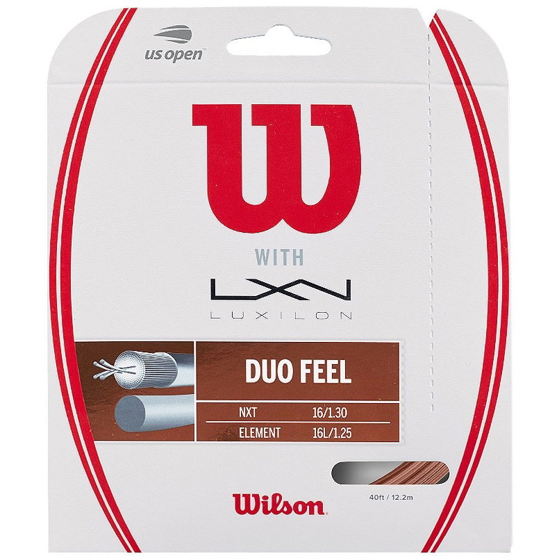 Wilson Duo Feel Hybrid Tennis String Set