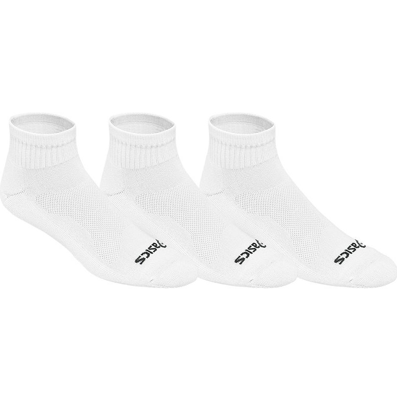 Asics 3 Pack Cushion Quarter Men's Socks