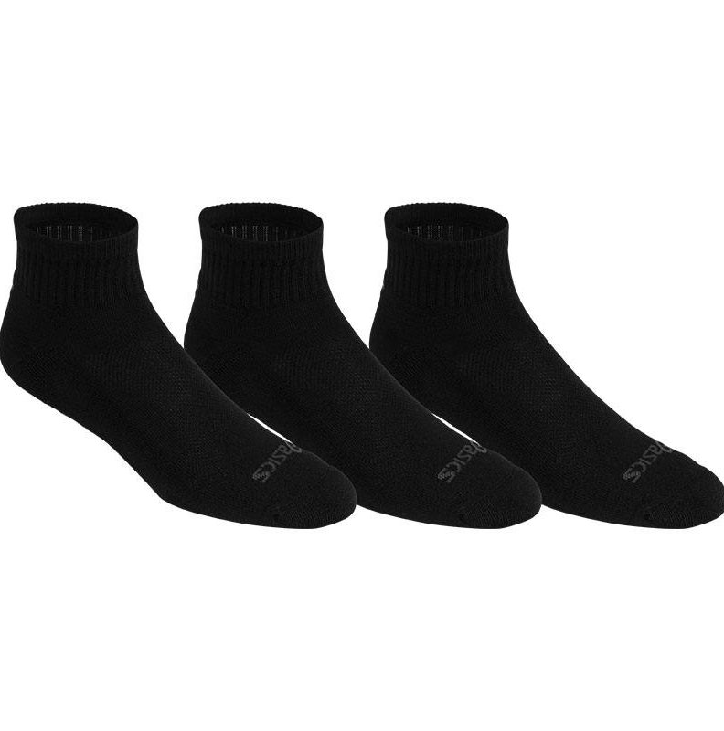 Asics 3 Pack Cushion Quarter Men's Socks