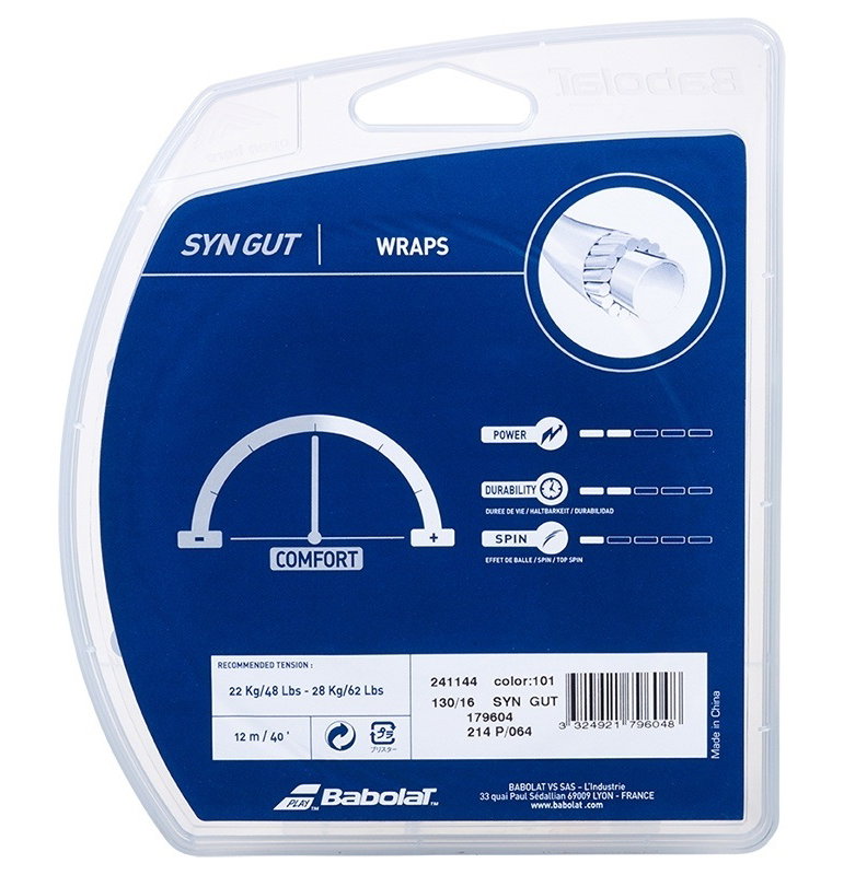 Babolat Syn Gut 17 Tennis String Set