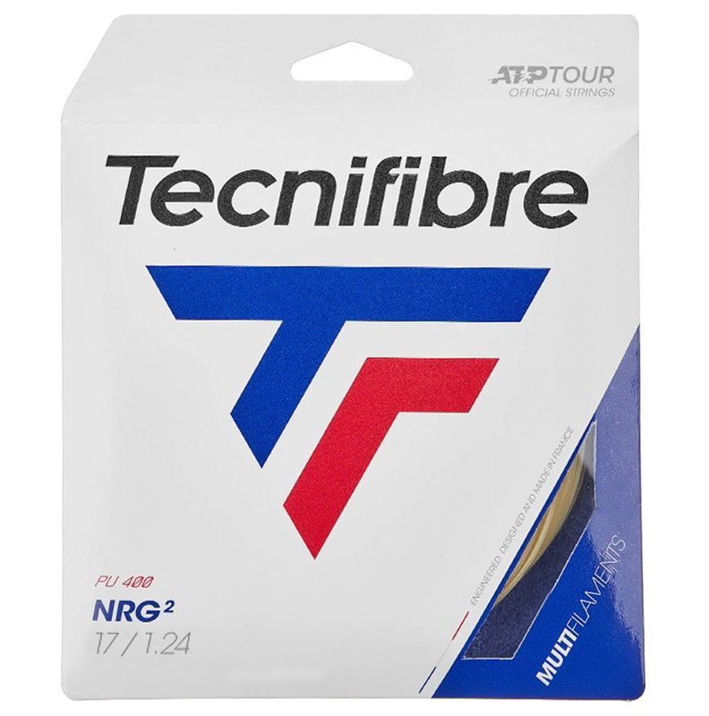 Tecnifibre NRG2 17 Tennis String Set - Natural
