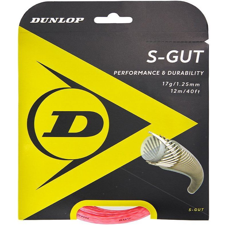 Dunlop Synthetic Gut 17 Tennis String Set - Pink