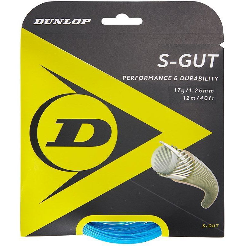 Dunlop Synthetic Gut 17 Tennis String Set - Blue