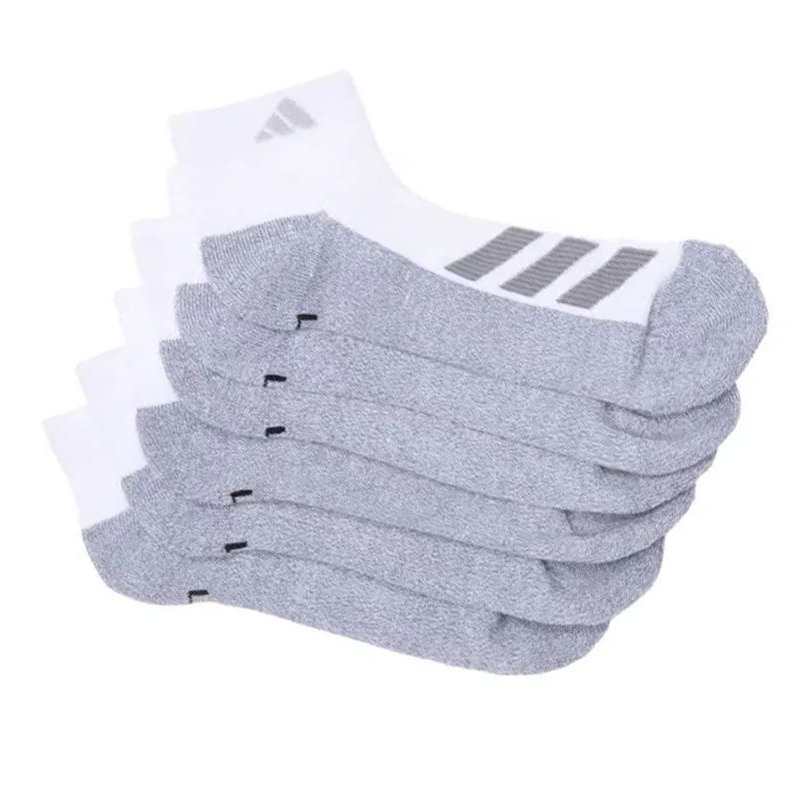 Adidas Striped 6 Pack Low Cut Juniors Tennis Socks