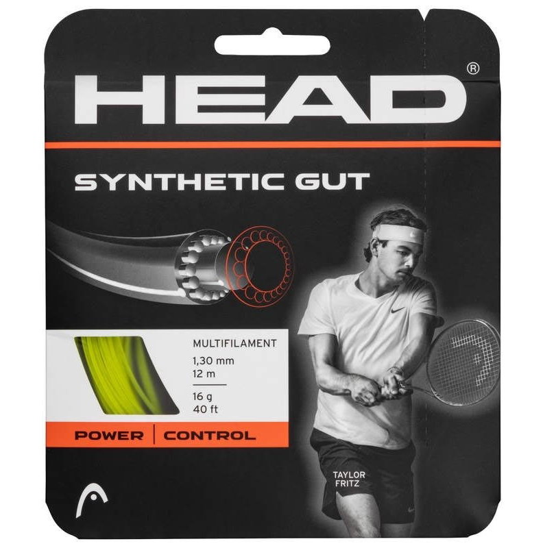 Head Syn Gut 16 Tennis String Set - Yellow
