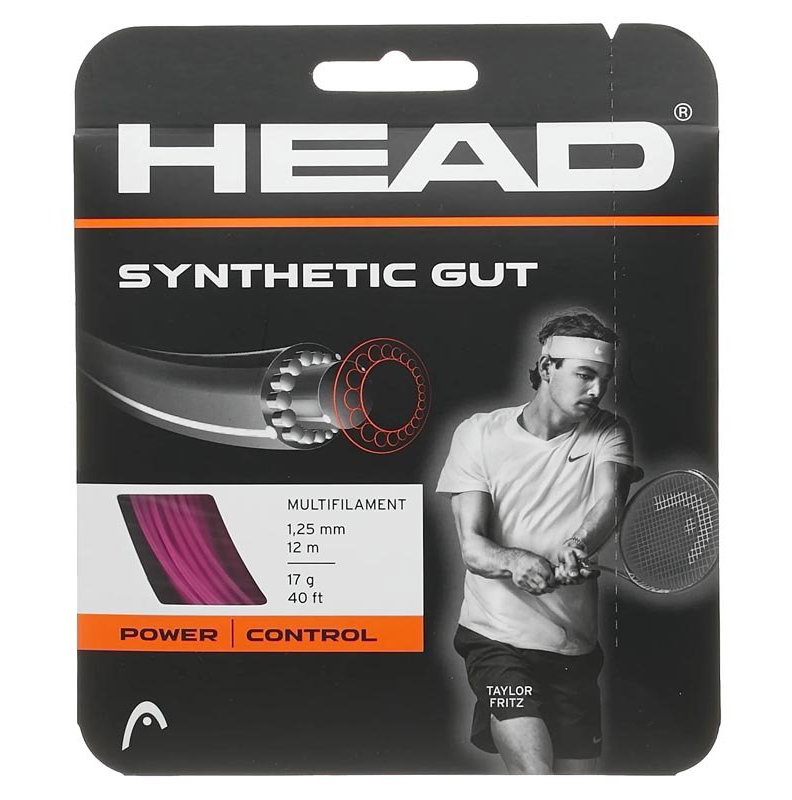 Head Syn Gut 17 Tennis String Set - Pink