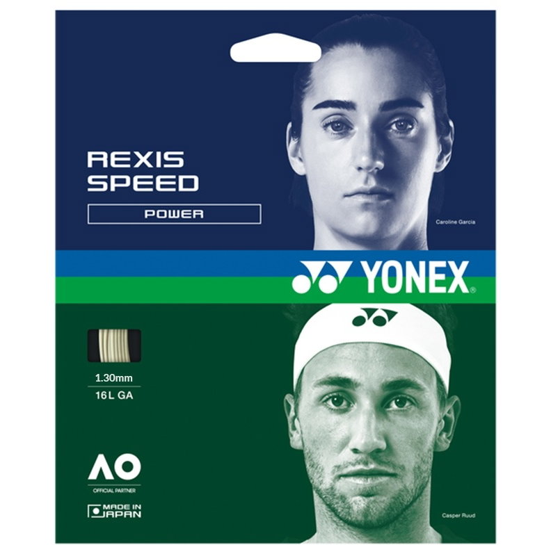 Yonex Rexis Speed 1.30 Tennis String Set - White