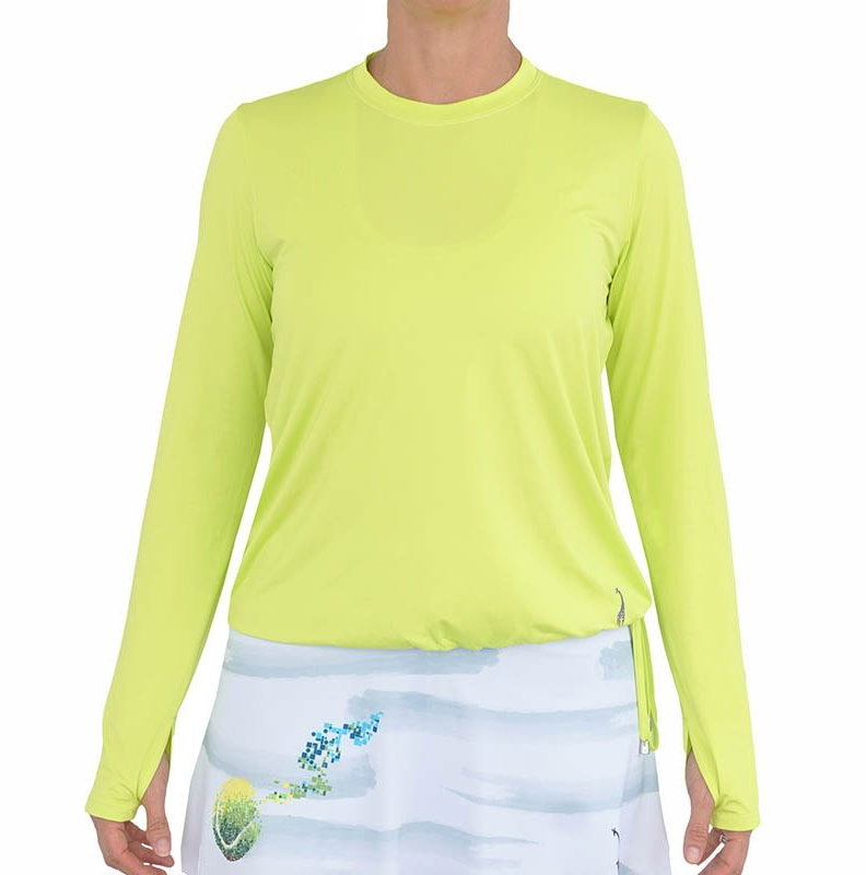 Lacoasport UPF 50 Long Sleeve Relax Women's Tennis Top
