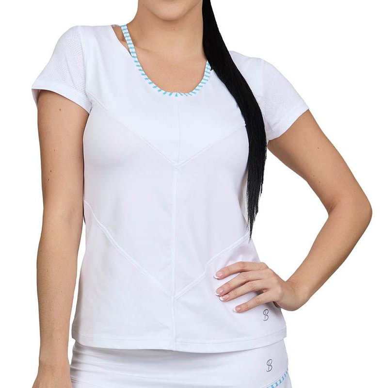 Sofibella Short Sleeve Women's Tennis Top