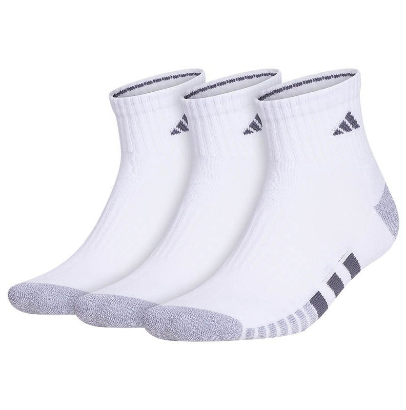 Adidas Cushioned 3-Pack Quarter Men's Tennis Socks