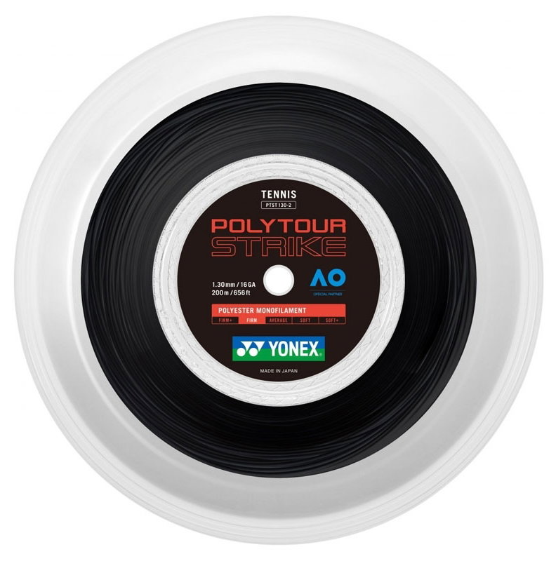 Yonex Poly Tour Strike 1.30 Tennis String Reel