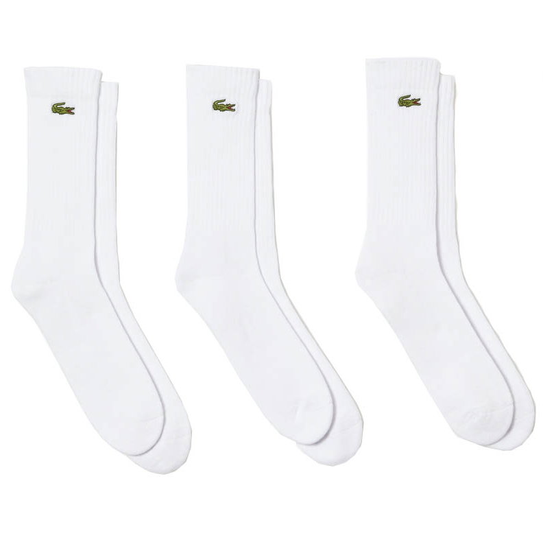Lacoste SPORT 3 Pack Crew Tennis Sock