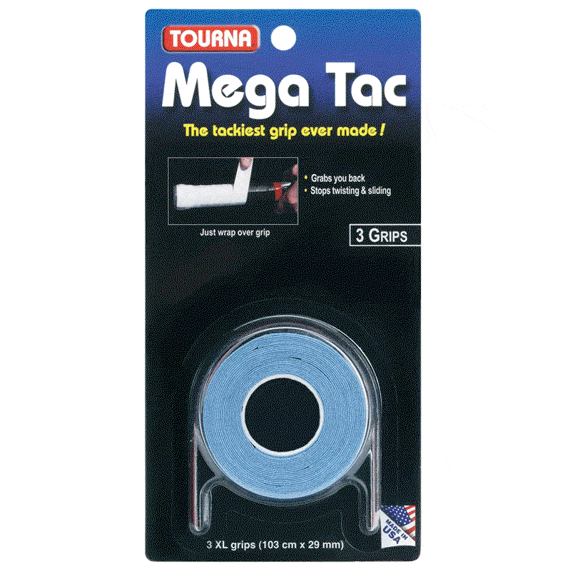 Tourna Mega Tac Tennis Overgrip 3 Pack