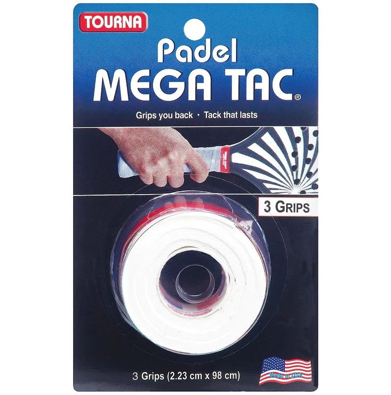 Tourna Padel Mega Tac Tennis Overgrip 3 Pack