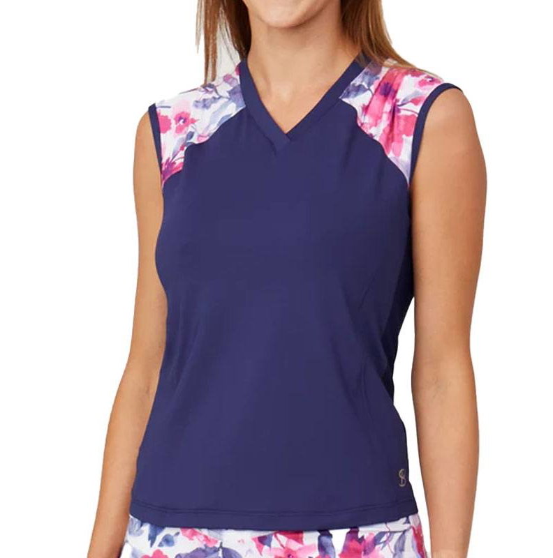 Sofibella Bella Primavera Raglan Cap Sleeve Tie Back Women's Tennis Top