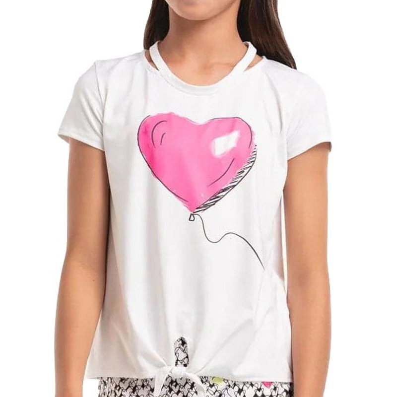 Lucky In Love Lovely Balloon Short Sleeve Girls' Tennis Top