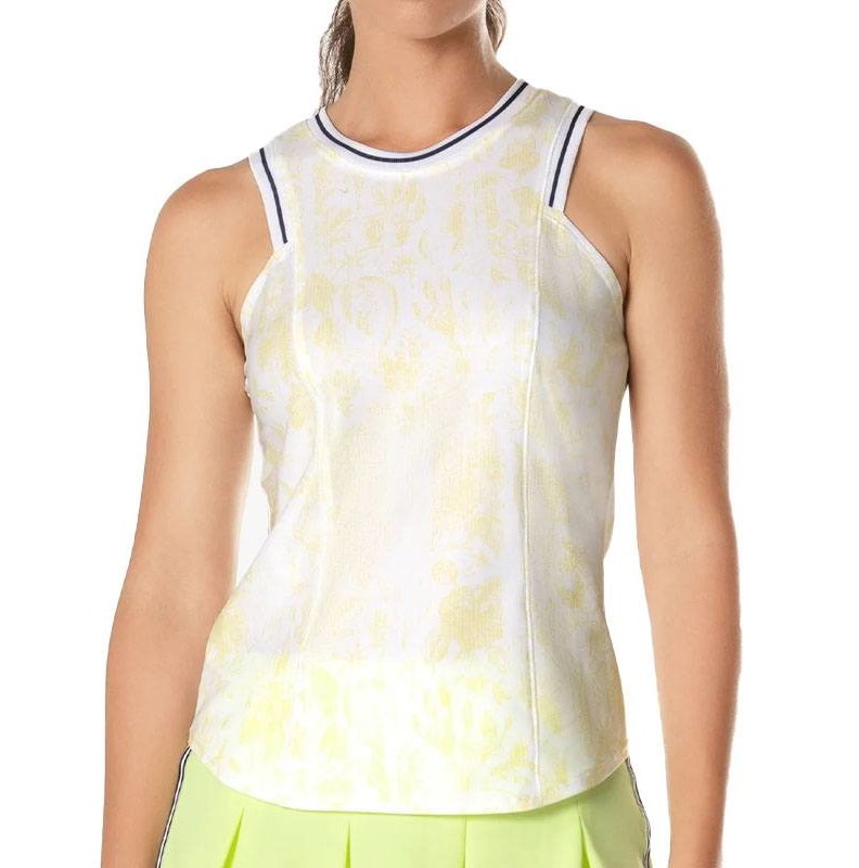 Lucky In Love Electric Toile Women's Tennis Tank