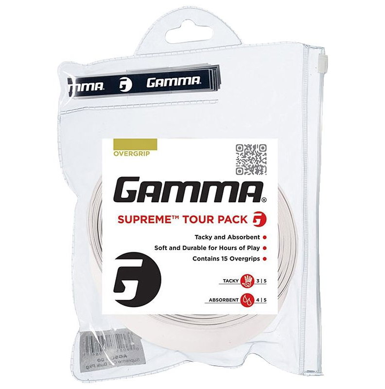 Gamma Supreme Overgrip Tour 15 Pack