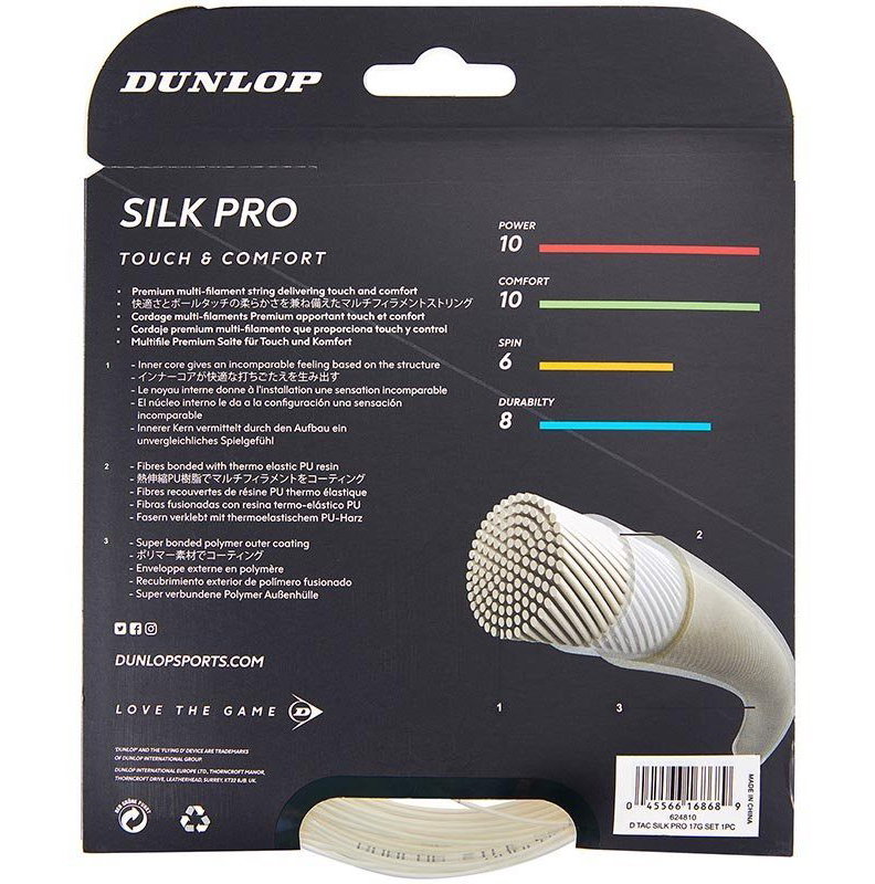 Dunlop Silk Pro 17 Tennis String Set