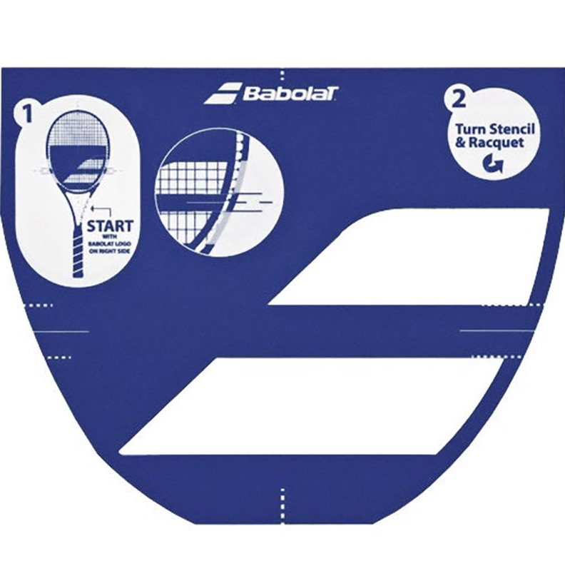 Babolat Logo Tennis Racquet Stencil