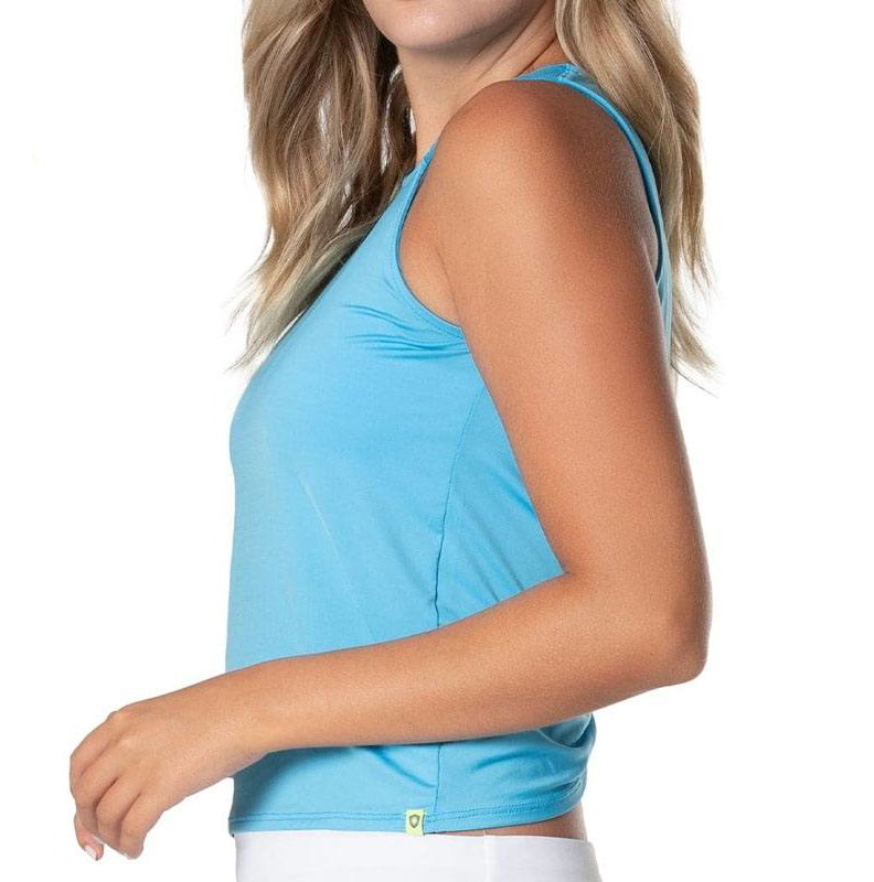 Lucky In Love Freedom Crop Women's Tennis Tank