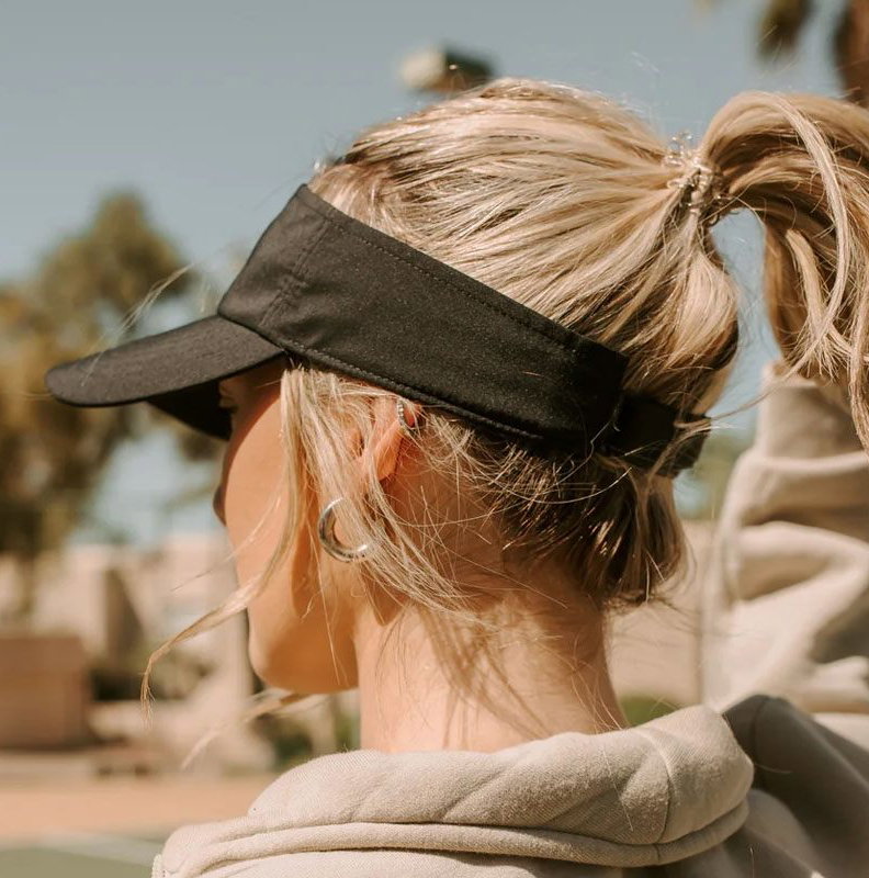Vimhue Rounded Women's Tennis Visor
