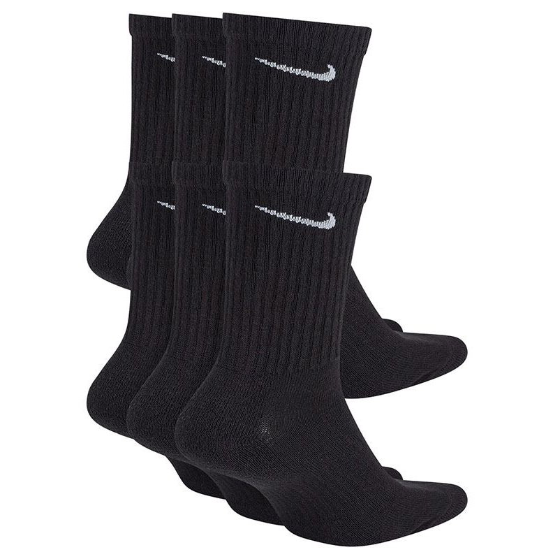 Nike 6 Pack Everyday Cushioned Crew Socks