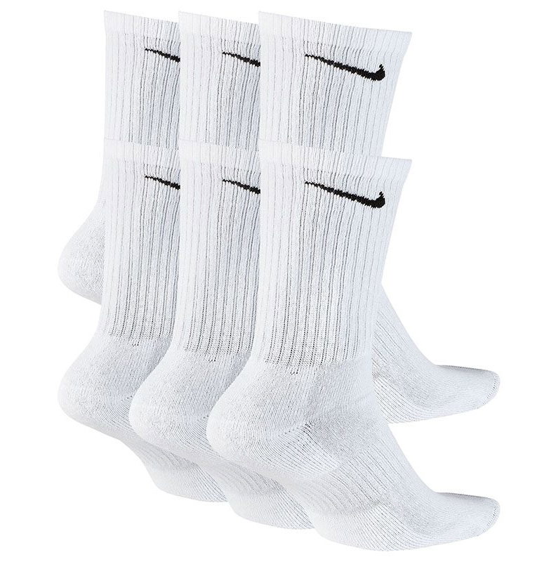Nike 6 Pack Everyday Cushioned Crew Socks