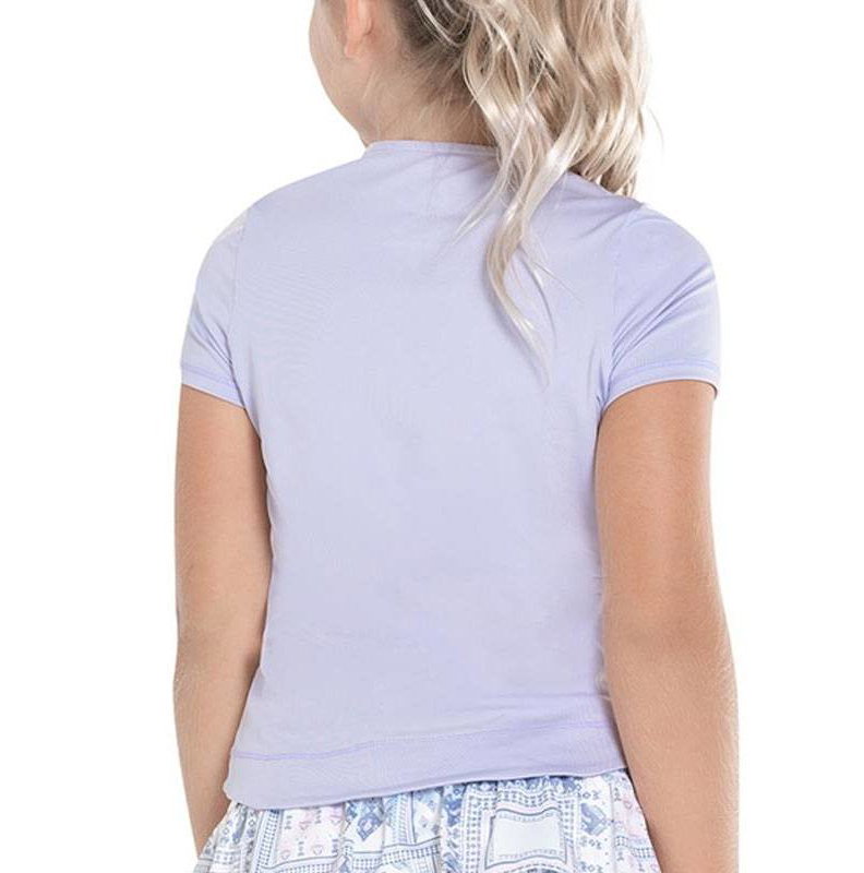 Lucky In Love Double V Girls' Tennis Top