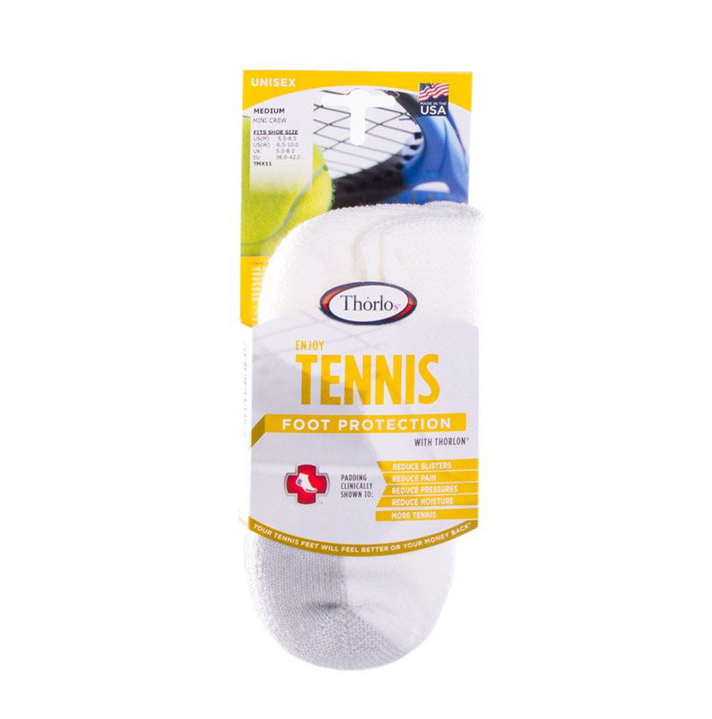 Thorlos Mini Crew Tennis Socks - Medium