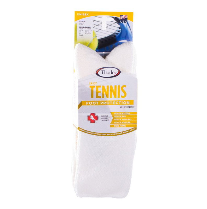 Thorlos Crew Tennis Socks - Large