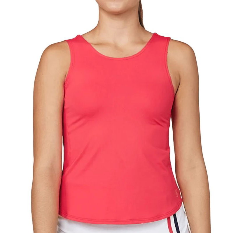 Sofibella Wild Flowers Twisted Back Cut-out Women's Tank