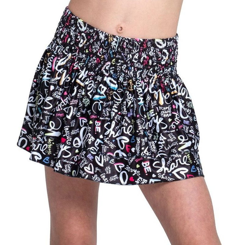 Lucky In Love Novelty Love Letter Girls' Skirt