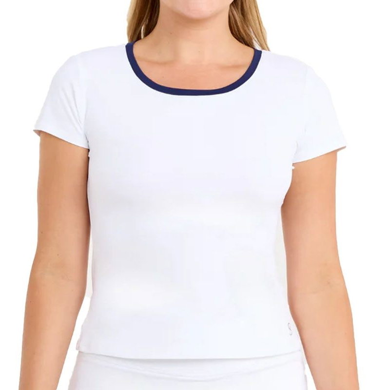 Sofibella Indigo Short Sleeve Women's Top