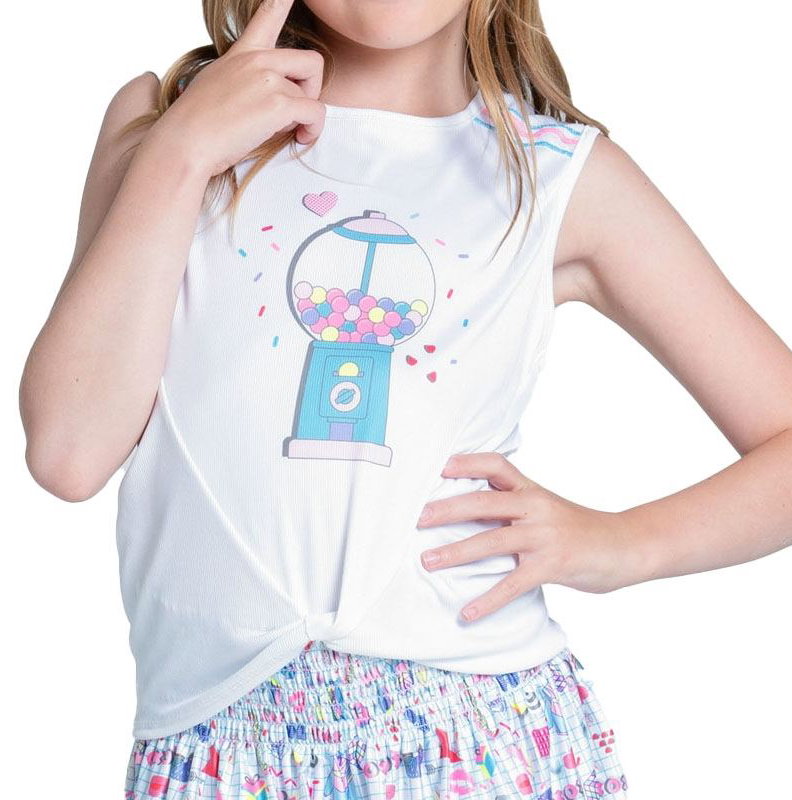 Lucky In Love Gumball Girls' Tank