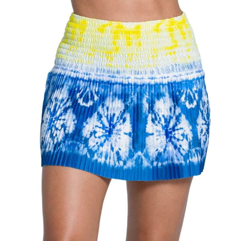 Lucky In Love Shibori 14" Wave Women's Skirt