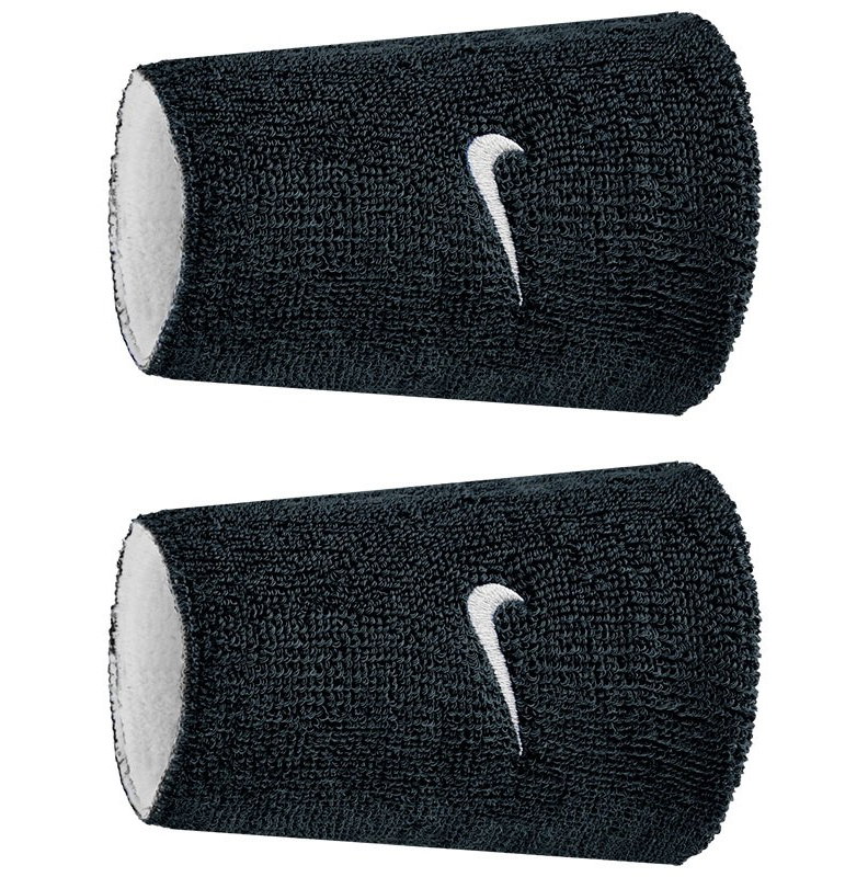 Nike Swoosh Classic Reversible Doublewide 2pk Wristband