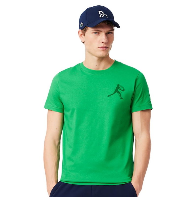 Lacoste Novak Fan Capsule Kit Men's Tee And Cap