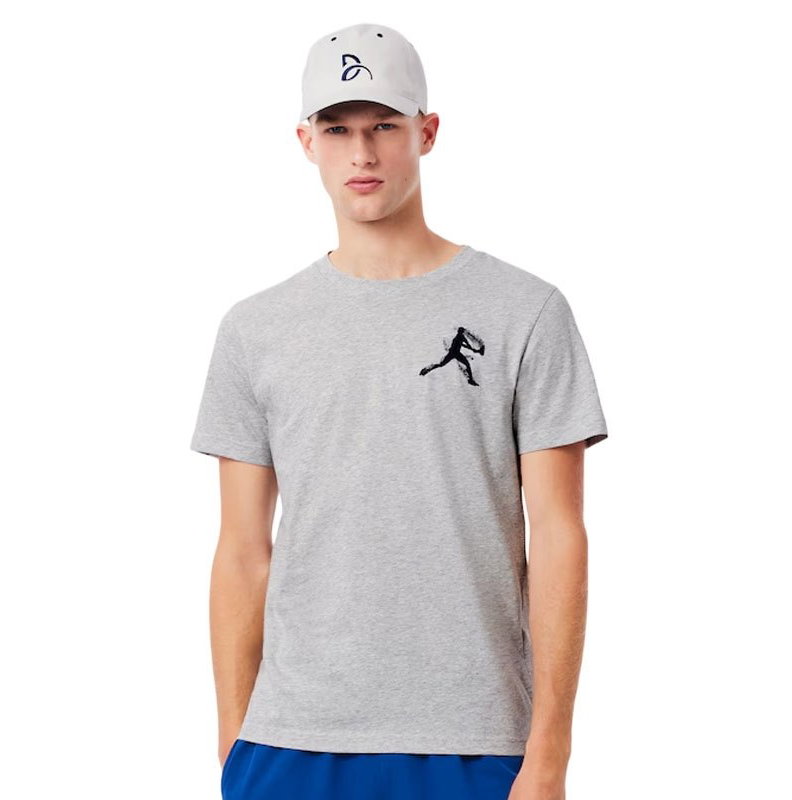 Lacoste Novak Fan Capsule Kit Men's Tee And Cap